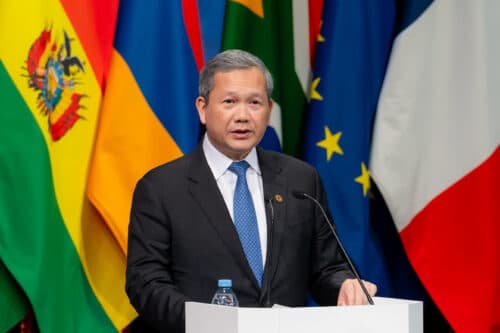 សម្តេចបវរធិបតី ហ៊ុន ម៉ាណែត រំលេចពីការប្តេជ្ញាចិត្តរបស់កម្ពុជាក្នុងការចូលរួមដោះស្រាយបញ្ហាសុខភាពសកល