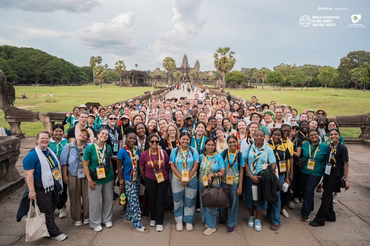 គណៈប្រតិភូមហាសន្និបាតកាយឫទ្ធិនារីពិភពលោក បង្ហាញការភ្ញាក់ផ្អើល និងកោតសរសើរមិនដាច់ពីមាត់ពីភាពអស្ចារ្យនៃប្រាសាទអង្គរវត្ត