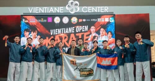 ក្រុមកីឡាការ៉ាតេកម្ពុជា ២ក្លិប ដណ្ដើមបានមេដាយ ១៧គ្រឿងពីព្រឹត្តិការណ៍អន្ដរជាតិ នៅឡាវ